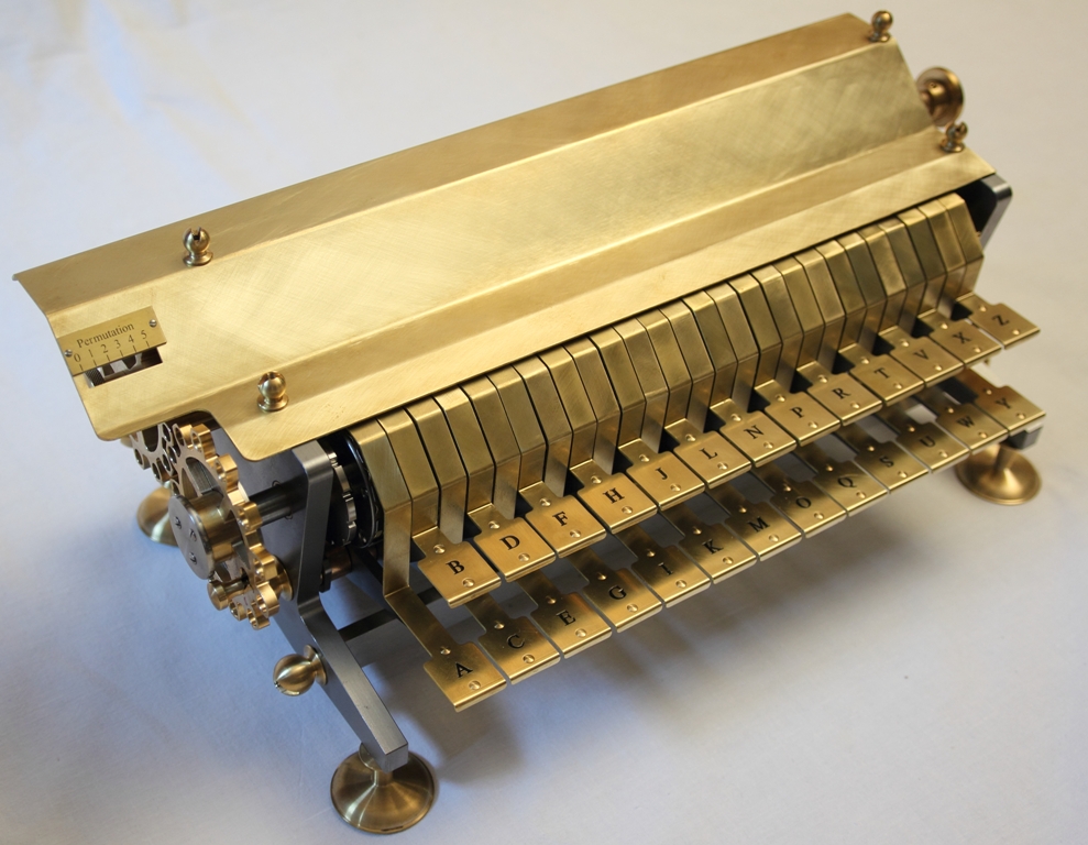 Nicholas Rescher's resurrected Leibniz cipher machine. 