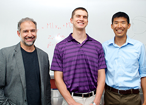 From left: Batista, Sadtler, and Byron M. Yu
