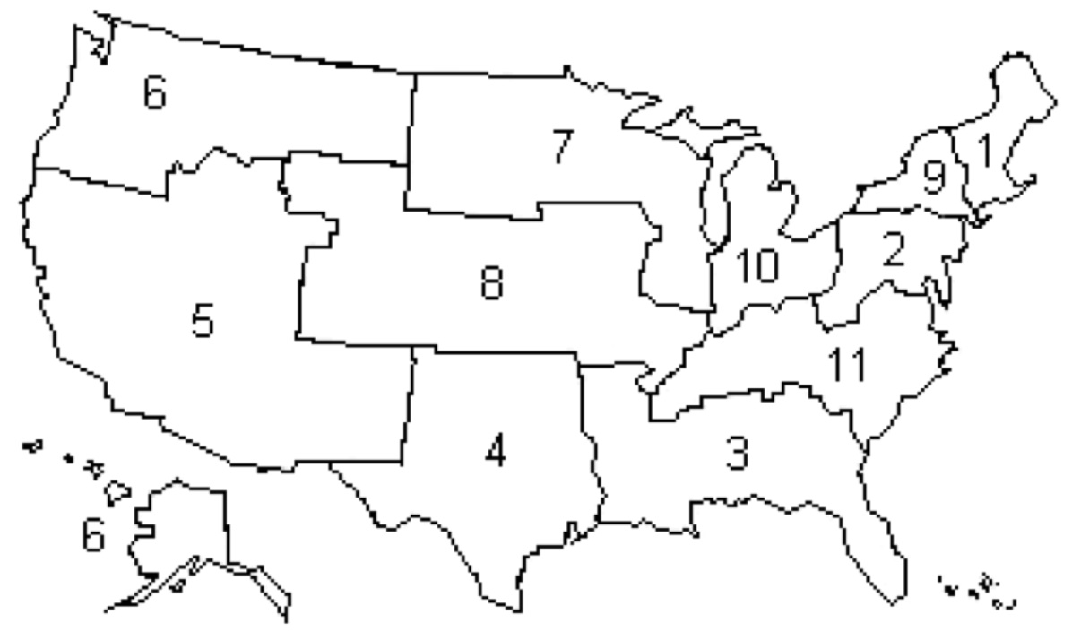 Current region map.