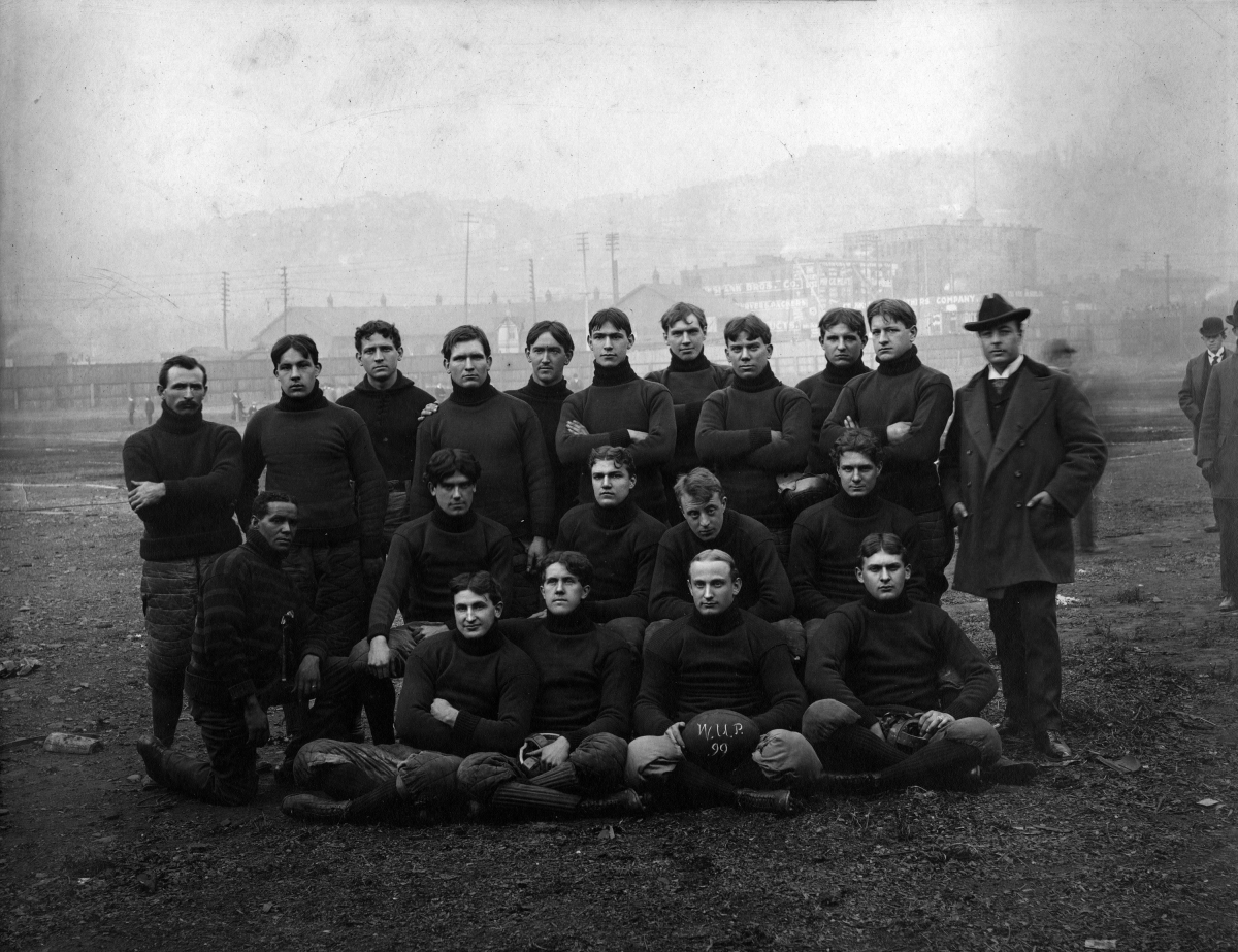 Western University of Pennsylvania Team Photo, 1899